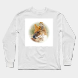 Dhole-asian wild dog Long Sleeve T-Shirt